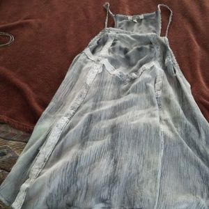 Open tie side tank top